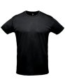 Goedkope Sportshirt Sols Unisex Sprint zwart